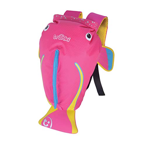Trunki PaddlePak - Mochila infantil impermeable para piscina y gimnasio, Coral, 37 x 29 x 17 cm