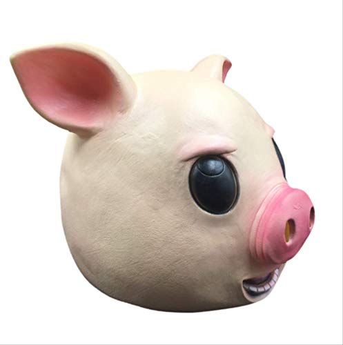 tytlmask Máscara De Cabeza De Cerdo Cómica, Máscara De Látex Animal De Cosplay, para Fiesta Temática De Disfraces De Disfraces, Uso para Hombres Y Mujeres Jóvenes