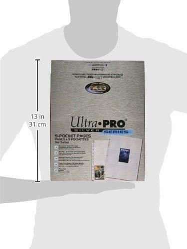 Ultra Pro - Fundas tamaño A4 para cartas coleccionables (25 unidades, cada una con capacidad para 9 cartas tipo MTG/Pokemon)