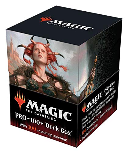 Ultra Pro: MTG: Commander Legends - Jeska PRO-100+ Deck Box w/ 100ct Sleeves