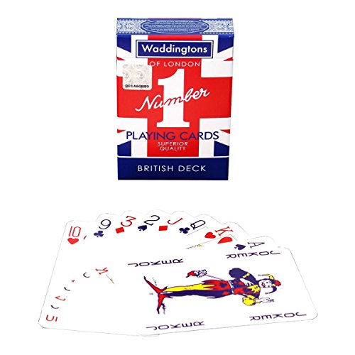 Union Jack - Juego de Cartas número 1 de Waddingtons británicos