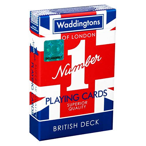 Union Jack - Juego de Cartas número 1 de Waddingtons británicos