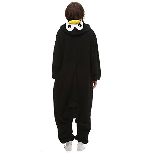 Unisex Pijamas para Adultos Cosplay Animales de Vestuario Ropa de Dormir Halloween y Navidad Blanco Negro Talla 146-159cm(S)