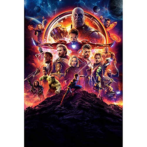 UOPMT-a Marvel Avengers Puzzle 300/500/1000/1500 Piezas de Rompecabezas de Madera descompresión Juguetes para Adultos 0430-P (Color : A, Size : 1500p)