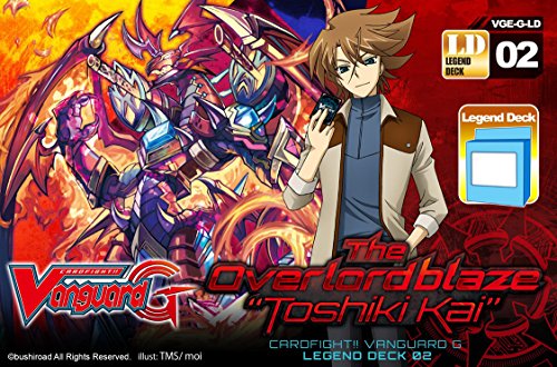 VANGUARD - Juego de Cartas, Tema G Legend Deck The Overlord Blaze, de 1 a 2 Jugadores (VGE-G-LD02-EN)