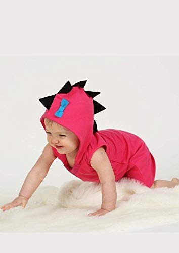 Vestido de dinosaurio para niñas | Ropa de bebé y niñas de dinosaurio | Vestidos de fiesta de verano – Ideal para baby shower, Twin, disfraz de Halloween o regalo de primer cumpleaños | por BABY MOO'S UK (6-12 meses)