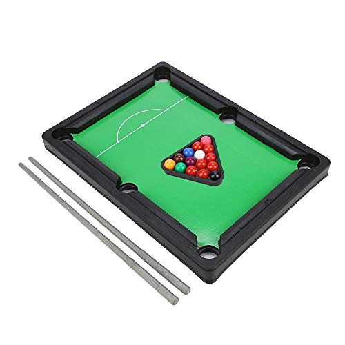 Vikye Mesa de Billar, Juego de Mini Billar portátil de Alta simulación Juego de Mesa de Billar de 13x9.5x2.6 Pulgadas, tamaño Compacto, tamaño pequeño para Praty para Jugar en Familia