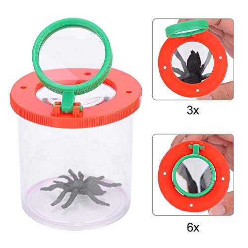 Visor Insectos, Insectos Observación Caja, 3 Veces 8 Veces Insectos Lupa Caja para Niños Educativos, Regalo Navidad