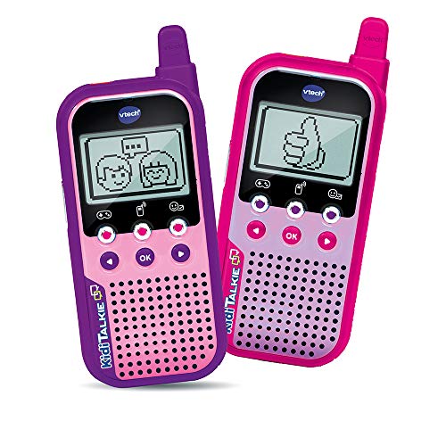 Vtech Kidi Talkie - Walkie-Talkie para niños con Pantalla y Juegos, Juguete electrónico Educativo