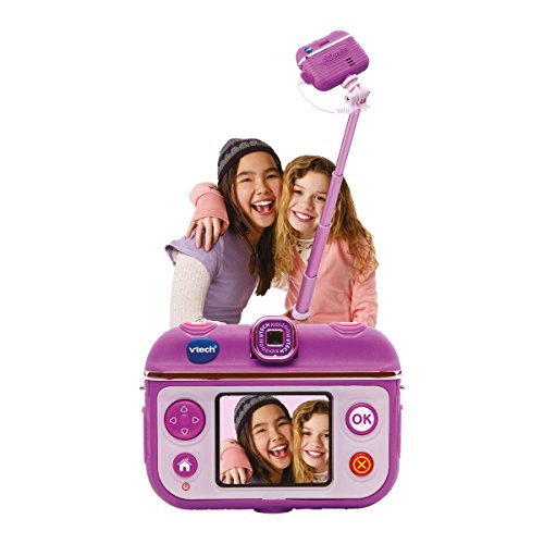 VTech- Kidizoom SelfieCam Cámara de Fotos, Color Morado, única (3480-193722)