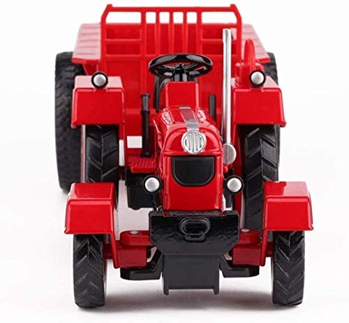 WANGCH 1:18 Coche de juguete de metal fundido a presión Aleación Tractor agrícola Simulación Modelo de vehículo de ingeniería Regalo para niña y niño Vehículos de fundición Modelo de vehículo de ingen