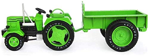 WANGCH 1:18 Coche de juguete de metal fundido a presión Aleación Tractor agrícola Simulación Modelo de vehículo de ingeniería Regalo para niña y niño Vehículos de fundición Modelo de vehículo de ingen