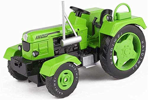 WANGCH 1:18 Coche de juguete de metal fundido a presión Aleación Tractor agrícola Simulación Modelo de vehículo de ingeniería Regalo para niña y niño Vehículos de fundición Modelo de vehículo de ingen