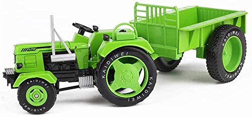 WANGCH 1:18 Coche de juguete de metal fundido a presión Aleación Tractor agrícola Simulación Modelo de vehículo de ingeniería Regalo para niña y niño Vehículos de fundición Modelo de vehículo de ingen