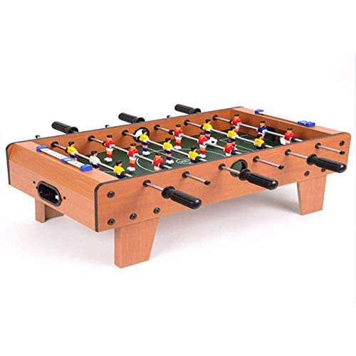 WANGIRL Combo 6 Filas Futbolín Juego de Mesa de Madera con Patas Apoyo Baby Foot Infantil para Niños Fútbolista Deporte Patada de Mesa Mesa de Fútbol Futbolín Multifunción