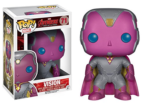 Warner Bros. Marvel Avengers Age of Ultron Visión Pop! Vinilo Figura 9 cm Funko - Figura Los Vengadores La Visión Funko (10 cm)