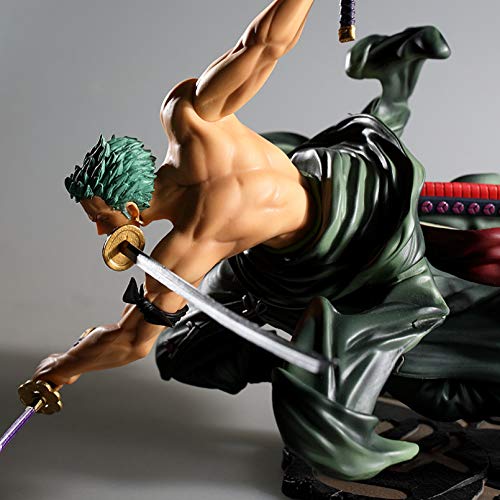 WEIPENG Figuras Anime Figura De Anime De Una Pieza Roronoa Zoro Toys para Niños. Colección De Figuras De Acción De PVC Modelo Juguetes Regalo