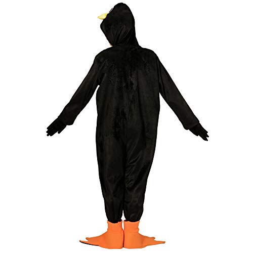 WIDMANN Disfraz de pingüino para niños, color negro/blanco, 116 (08655)