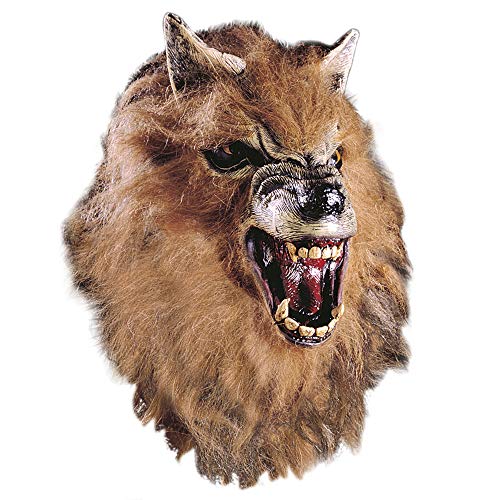 Widmann - Máscara para disfraz de adulto lobo (4578W) , Modelos/colores Surtidos, 1 Unidad