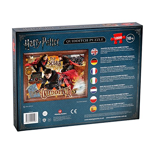 Winning Moves- Puzzle Harry Potter Quidditch 1000 Piezas, Multicolor, Talla única (2497)