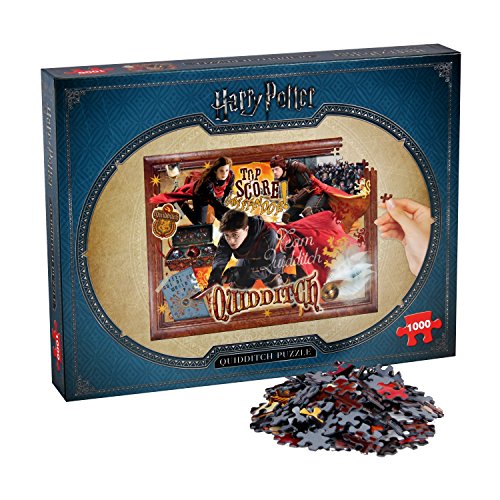 Winning Moves- Puzzle Harry Potter Quidditch 1000 Piezas, Multicolor, Talla única (2497)