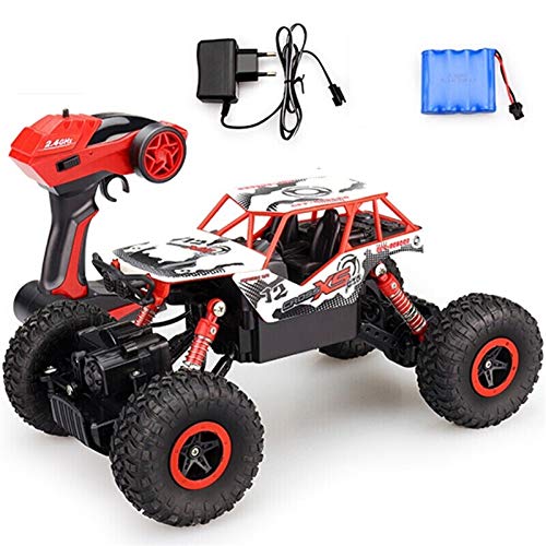 WNSS9 Offroad Control Remoto Control de alta velocidad RC CAR 30km / h Electric Racing Car 2.4GHz Radio Controlado Carrera Coche, Carriles recargables Chariot 4 × 4 Bigfoot Monster Truck for adultos y