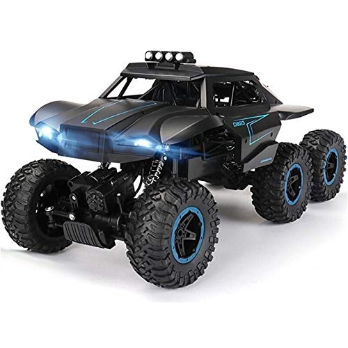 WNSS9 RC Racing Car 2.4GHz Control remoto de alta velocidad Coche con luces, RC Rock Rock Crawler Chariot Toys RTR Neumáticos grandes Buggy Juguete, 1:12 RC Coches Offroad 4x4 Fast Monster Truck for n