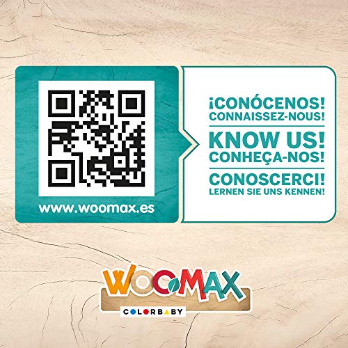 WOOMAX - Circuito Tren de madera Policía 90 piezas (46445)