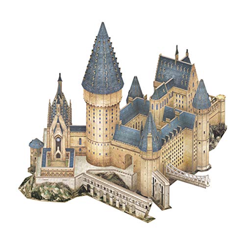 World Brands - Harry Potter - Gran salón de Hogwarts Puzzles 3D, Kit de Construcción, Multicolor, DS1011H