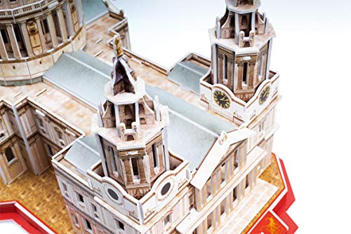 World Brands-St Pauls Cathedral, National Geographic, Cubic Fun, Rompecabezas, maquetas para Montar, Puzzles 3D, Kit de construcción DS0991H