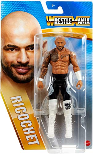 WWE Wrestlemania Figura articulada de Catch Ricochet con Rostro detallado Juguete Infantil GVJ77