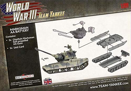 WWIII Team Yankee: British Chieftain Marksman AA Batería (x3) (TBBX14)