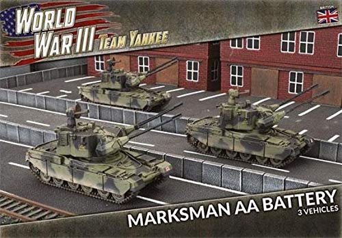 WWIII Team Yankee: British Chieftain Marksman AA Batería (x3) (TBBX14)