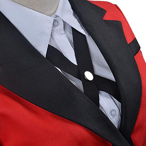 WXGY Yumeko Jabami Disfraz Uniformes Escolares, Uniforme Escolar De Cosplay De Anime - Conjunto Completo De Disfraces De Fiesta De Cosplay De Anime, Uniforme De Runa De Anime Kakegurui Twin Yomoduki