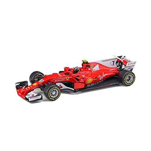 WZNING 2018 Ferrari SF71H Raikkonen F1 Racing 01:18 Simulación de aleación Modelo de Coche ( Color : Red:2017:7 , Size : 29.5CM*11CM*6.5CM )