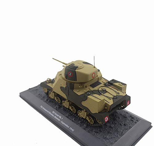 X-Toy 1/43 Scale M3 Grant MK I Tank British Ejército 1942 Modelo De Aleación, Regalo para Adultos Y Coleccionables, 8.3 Pulgadas X 2.6 Pulgadas