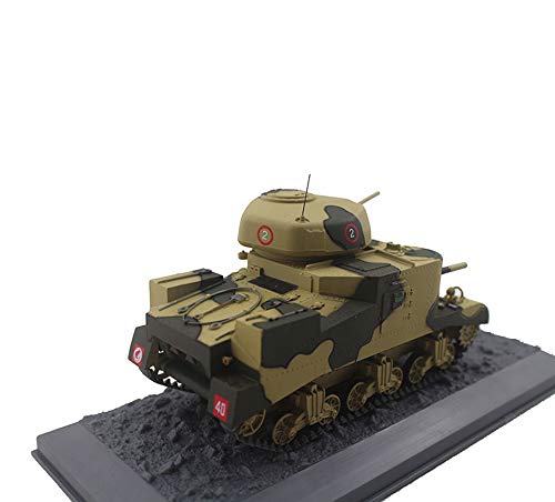 X-Toy 1/43 Scale M3 Grant MK I Tank British Ejército 1942 Modelo De Aleación, Regalo para Adultos Y Coleccionables, 8.3 Pulgadas X 2.6 Pulgadas