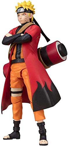 XFHJDM-WJ Navidad Naruto Uzumaki Modo Sabio (Modo avanzado) Naruto: Figura de acción de Shippuden - Equipada con Armas y Manos Intercambiables - Altura 15 CM OH126