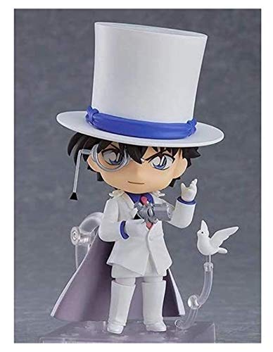 XIAOGING Figma Nendoroid Detective Conan Kid El Phantom Thief Figura de acción de PVC 3,9 Pulgadas Mejor Regalo