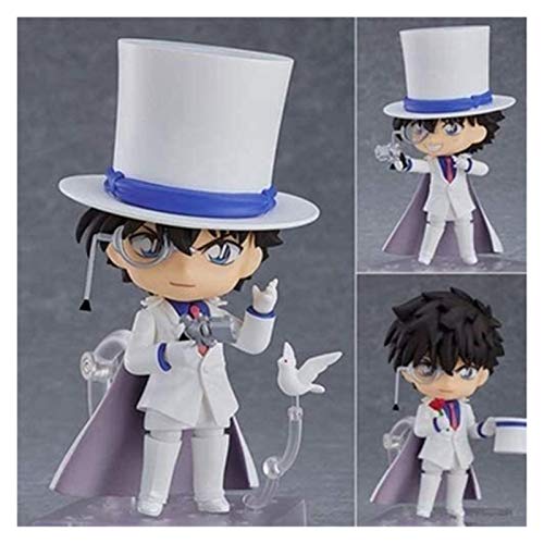 XIAOGING Figma Nendoroid Detective Conan Kid El Phantom Thief Figura de acción de PVC 3,9 Pulgadas Mejor Regalo