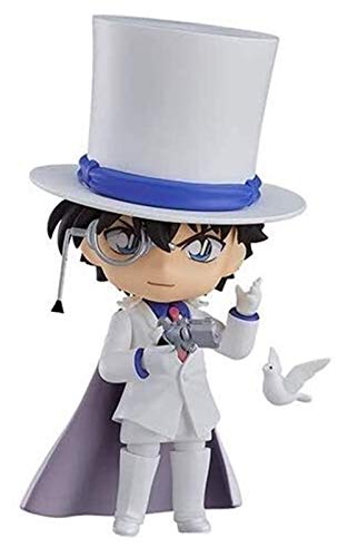 XIAOGING Figma Nendoroid Detective Conan Kid El Phantom Thief Figura de acción de PVC 3,9 Pulgadas Mejor Regalo