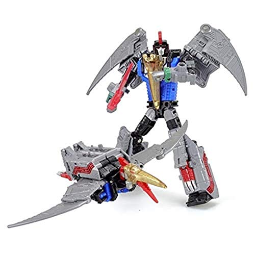 Xihaha Juguètes de tránsformérs, 5in1 Lujosa Acción Figura Robot Transformación Dinking Volcanicus Grimlock Slag Sludge Swoop Swoop Slash Toys Caja De Regalo