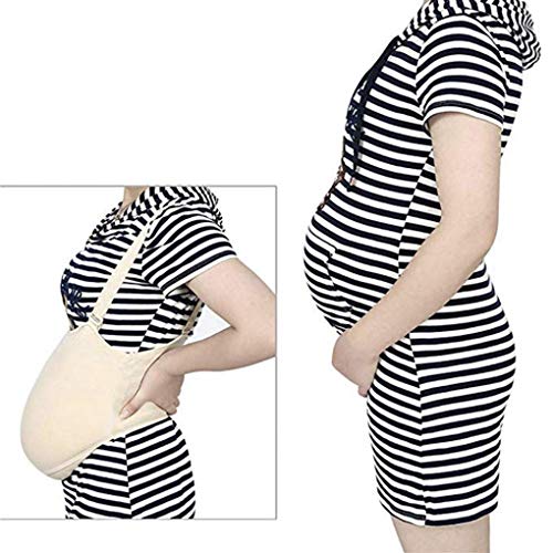 XUNMAIFLB Vientre Falso De Embarazada, Protuberancia De Silicona, Barriga Falsa, Subrogación, Fotografía, Disfraz, Accesorios para Actor, Juego De Roles, Fiesta De Disfraces, 2-10 Meses, XL