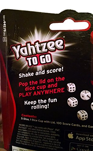 Yahtzee to Go Travel Game 2014 by Hasbro