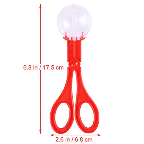 YeahiBaby 6pcs 17.5cm Insecto Bug Catcher | Juguetes para niños Scoopers - Conjunto de colección de Insectos Multifuncional para niños (Rojo)