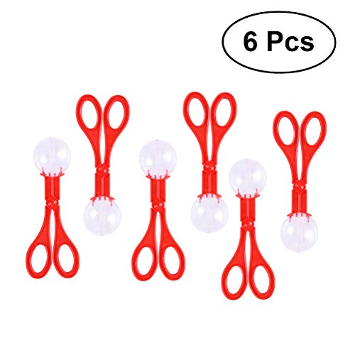 YeahiBaby 6pcs 17.5cm Insecto Bug Catcher | Juguetes para niños Scoopers - Conjunto de colección de Insectos Multifuncional para niños (Rojo)