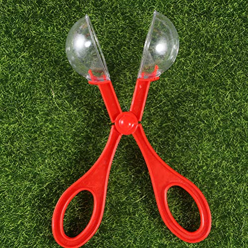 YeahiBaby 6pcs 17.5cm Insecto Bug Catcher | Juguetes para niños Scoopers - Conjunto de colección de Insectos Multifuncional para niños (Rojo)