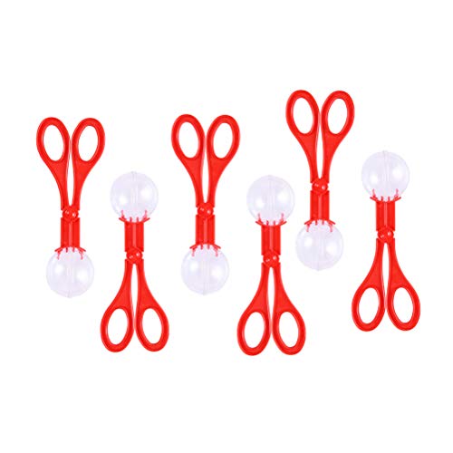 YeahiBaby 6pcs 17.5cm Insecto Bug Catcher | Juguetes para niños Scoopers - Conjunto de colección de Insectos Multifuncional para niños (Rojo)