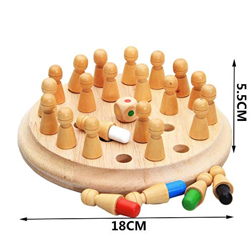 YIDOU Niños Memory Stick Juego de ajedrez Juguetes educativos Brain Training Regalos