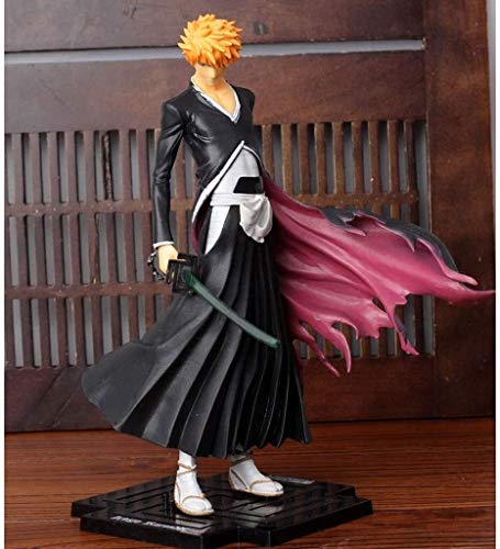 YIGEYI Figura de acción de Ichigo Kurosaki Animado 9 Pulgadas de PVC Figuras de colección Modelo de Caracteres Estatua Juguetes